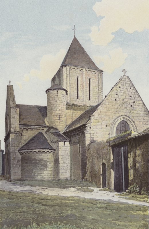 Marnes, Kirke, Sammen N O af French Photographer