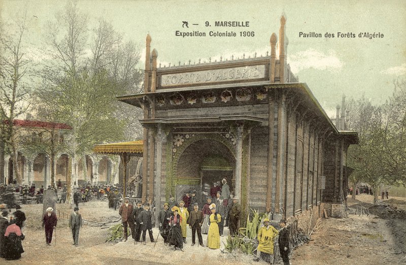 Marseille, kolonialudstilling 1906, Pavillon Des Forets D