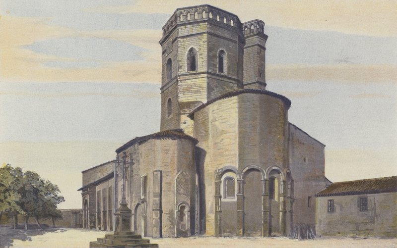 Maubourguet, Kirke, Sammen S E af French Photographer