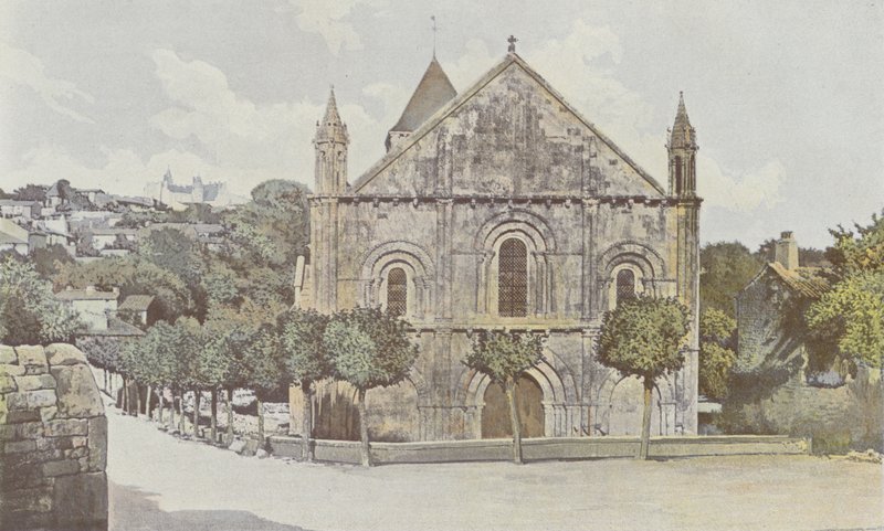 Melle, Saint-Hilaire Kirke, Ensemble O af French Photographer