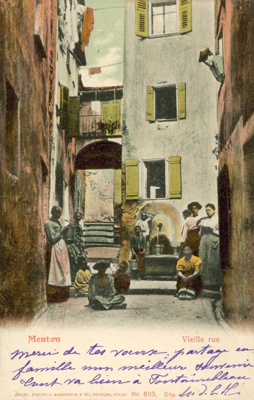 Menton, Frankrig, Old Street af French Photographer