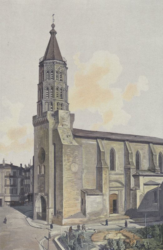 Montauban, St-Jacques Church, Together S O af French Photographer