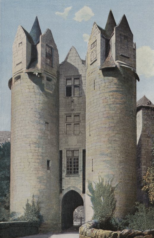 Montreuil-Bellay, Chateau-Vieux, Le Grand Chatelet af French Photographer