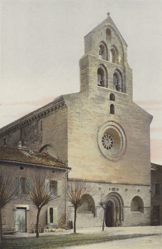 Montsaunes, Kirke, Facade O af French Photographer