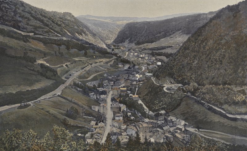Morez, generel udsigt taget ved N af French Photographer