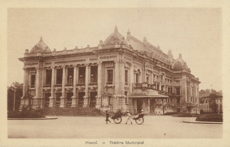 Kommunalt teater, Hanoi, Fransk Indokina af French Photographer