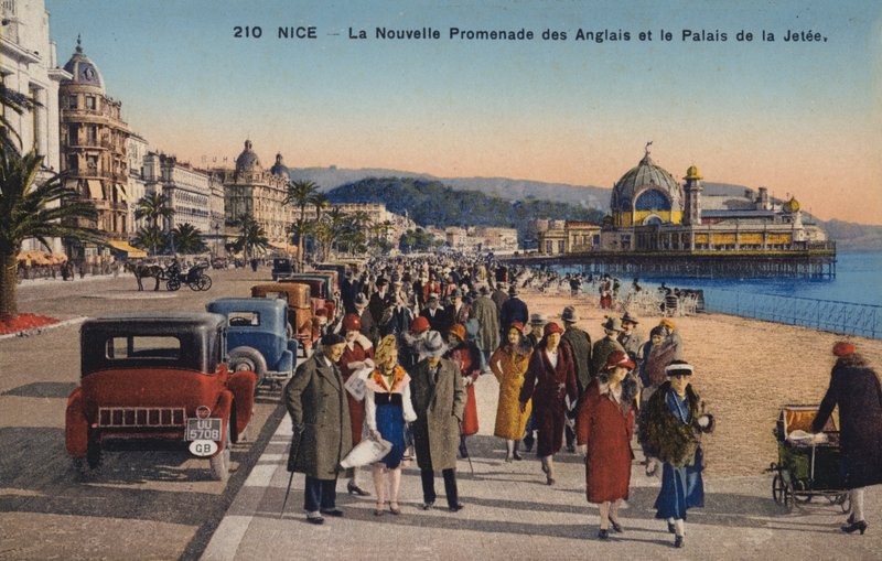 Nice, The New Promenade Des Anglais, The Palace Of La Jetee af French Photographer