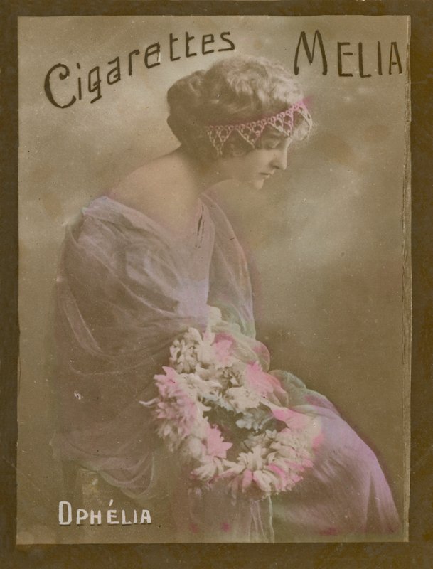 Ophelia, pige, der spiller Shakespear-karakter af French Photographer