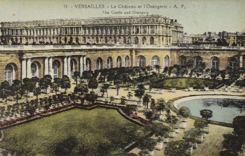 Orangeriet i Versailles-slottet (farvefoto) af French Photographer