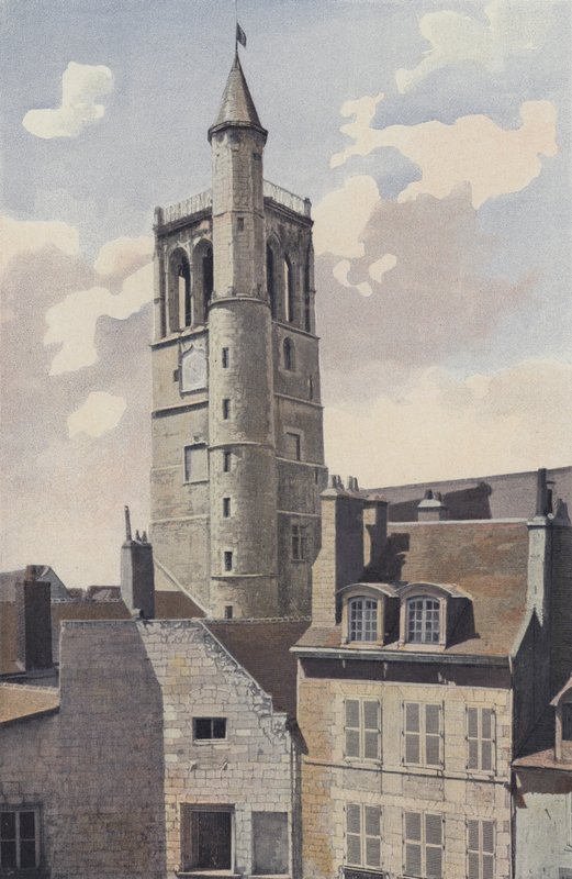Orleans, Gamle Rådhus, Klokketårn af French Photographer