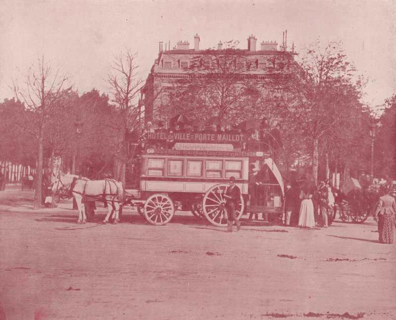 Paris: A Paris Omnibus (s/h foto) af French Photographer