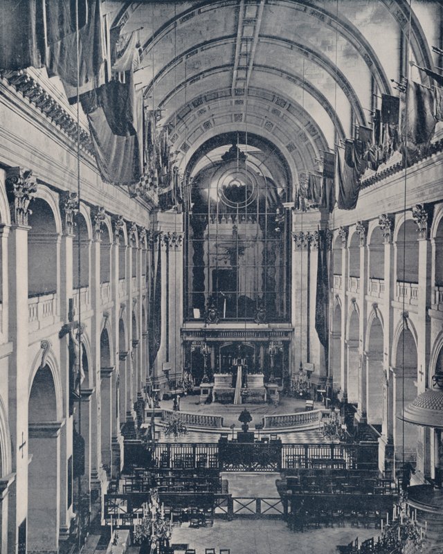 Paris: Alter for Invalides-kirken (s/h-billede) af French Photographer
