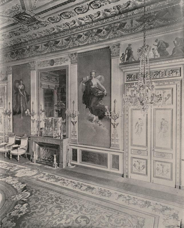 Paris: Den tyske ambassade, Hall of the Four Seasons, Spring (s/h-foto) af French Photographer