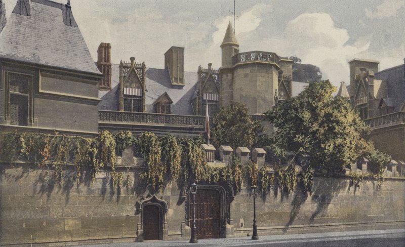 Paris, Hotel de Cluny, indgang til museet af French Photographer