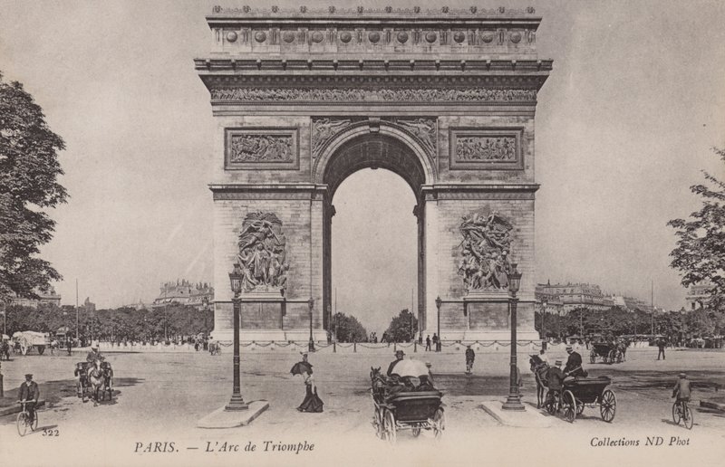 Paris, Triumfbuen af French Photographer