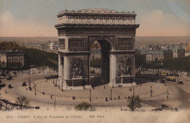 Paris, Stjernens Triumfbue af French Photographer