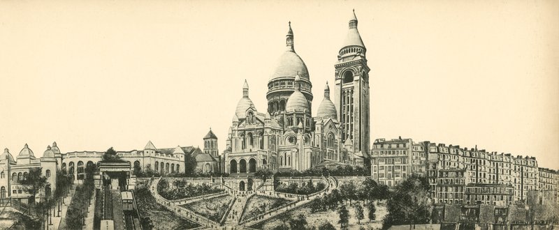 Paris, Basilica of the Sacred Heart of Montmartre, The Sacred Heart Basilica af French Photographer