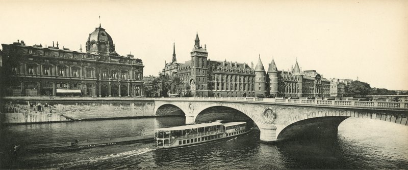 Paris, Conciergerien og Handelsretten, Conciergeriet og Handelsretten af French Photographer