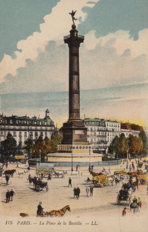 Paris, Place De La Bastille af French Photographer
