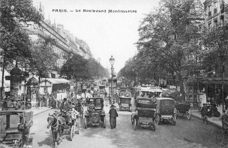 Paris, Boulevard Montmartre af French Photographer