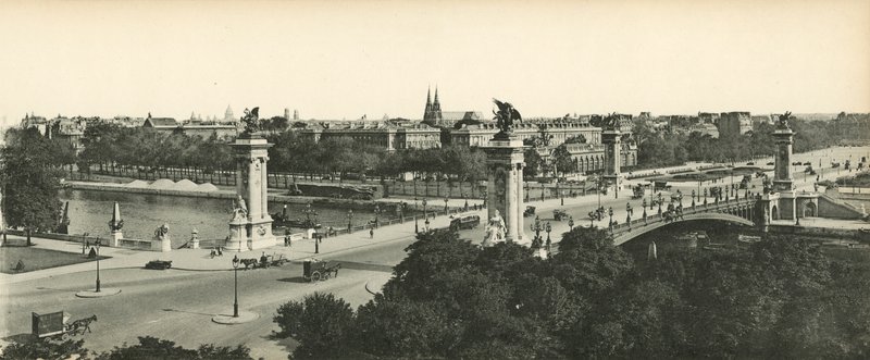 Paris, Pont Alexandre III, Alexander III-broen af French Photographer