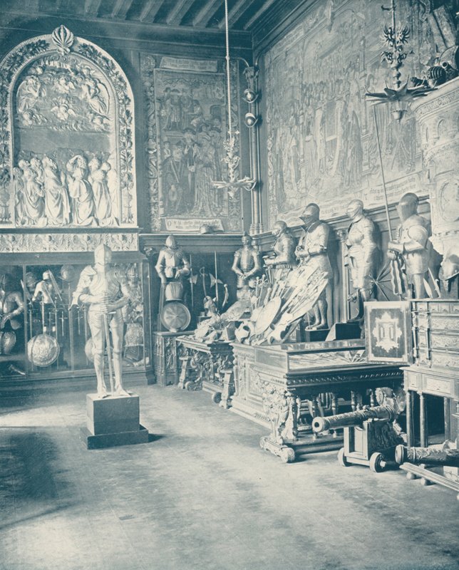 Paris: Musee Spitzer, Armory Hall (s/h foto) af French Photographer