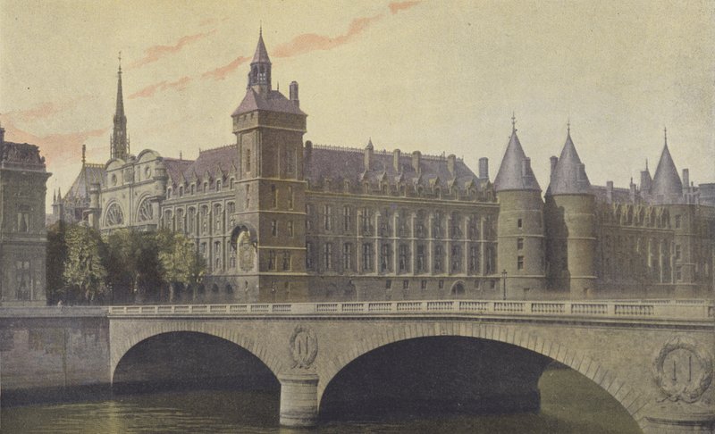 Paris, Justitspaladset, Conciergerien af French Photographer