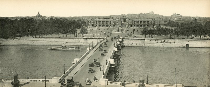 Paris, Panorama af Place de la Concorde, Concorde Place, Panorama af French Photographer