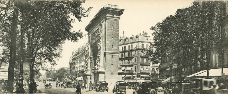 Paris, Perspective of the Grands Boulevards, La Porte St-Denis, Perspective of the Great Boulevards, St-Denis Gate af French Photographer