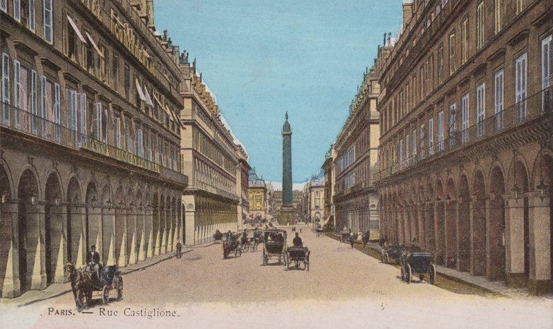 Paris, Rue Castiglione af French Photographer