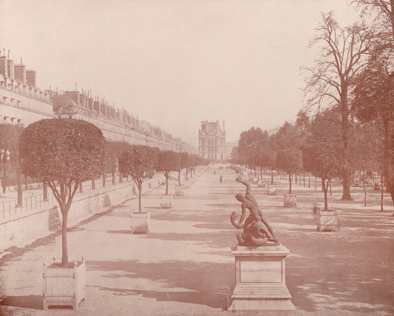 Paris: The Orangerie, Tuileries Garden (s/h foto) af French Photographer