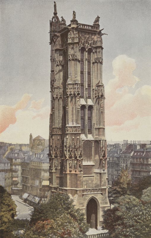 Paris, Saint Jacques Tower af French Photographer