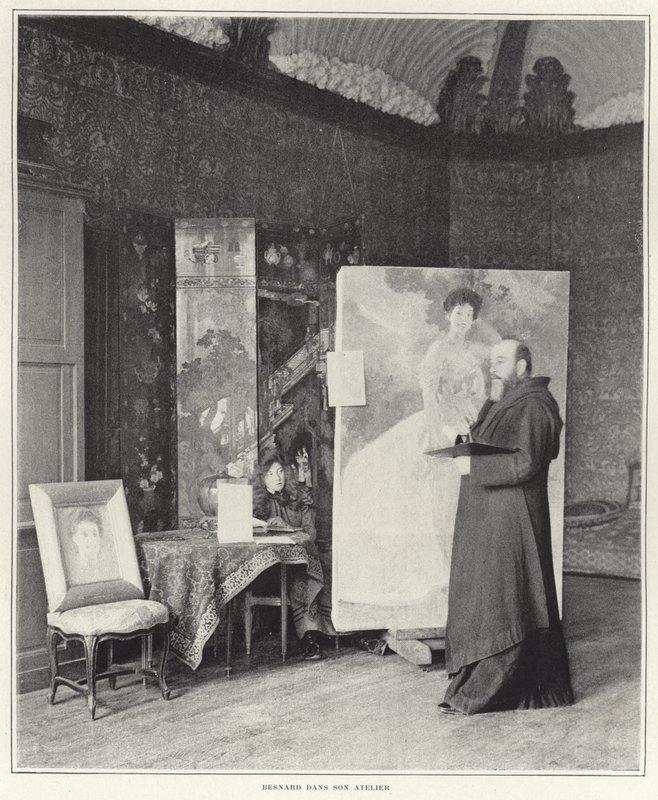 Paul-Albert Besnard i sit værksted af French Photographer
