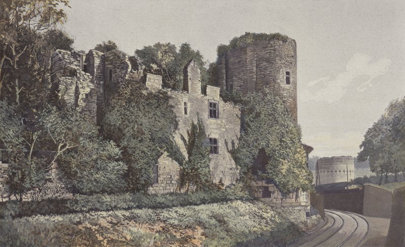Perigueux, Chateau-Barrière og Tour de Vesone, Udsigt taget fra lO af French Photographer