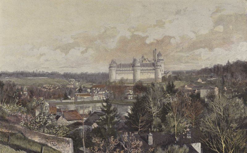 Pierrefonds, Generel udsigt taget fra klippen af French Photographer