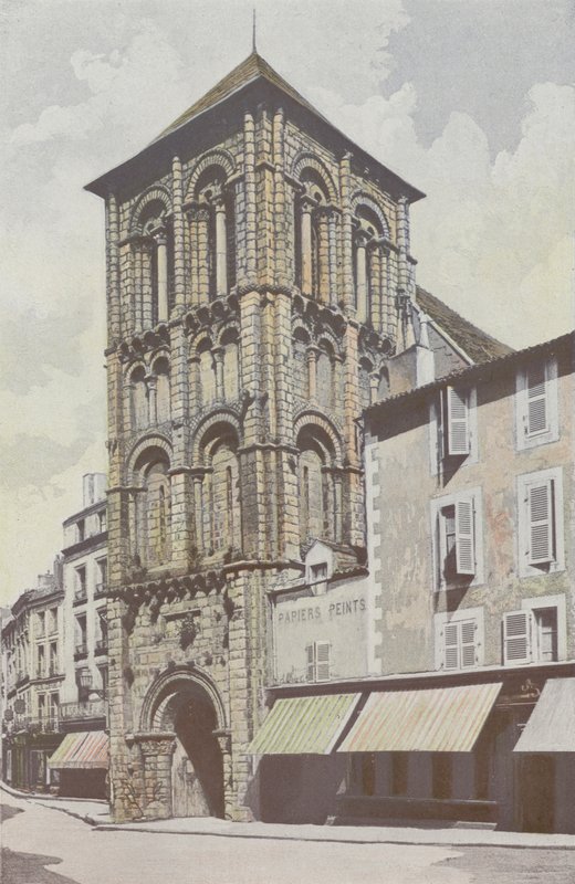 Poitiers, Saint-Porchaire Kirke, Klokketårn af French Photographer