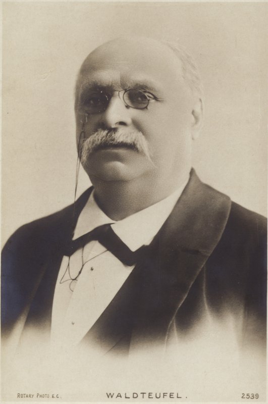 Portræt af Emile Waldteufel af French Photographer