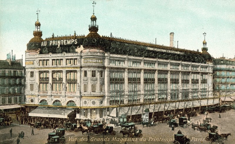 Printemps stormagasin, Paris (farvet foto) af French Photographer