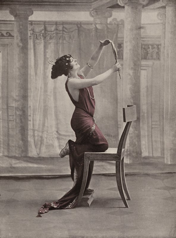 Regina Badet, fransk komedieskuespillerinde (farvefoto) af French Photographer