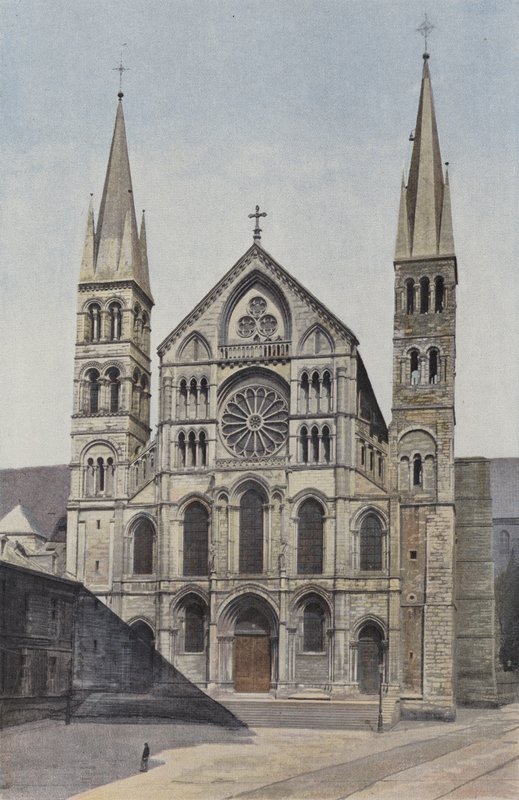 Reims, Saint-Remi Kirke, Facade O af French Photographer