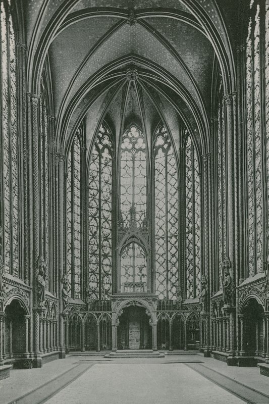 Relikvieskrin i Sainte-Chapelle, Relikvieskrin i St. Kapellet (fotogravering) af French Photographer