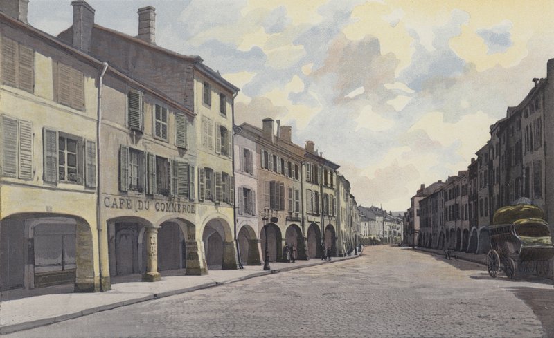 Remiremont, The High Street af French Photographer