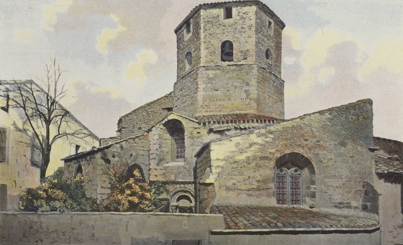 Rieux-Minervois, Cirkulær Kirke af French Photographer