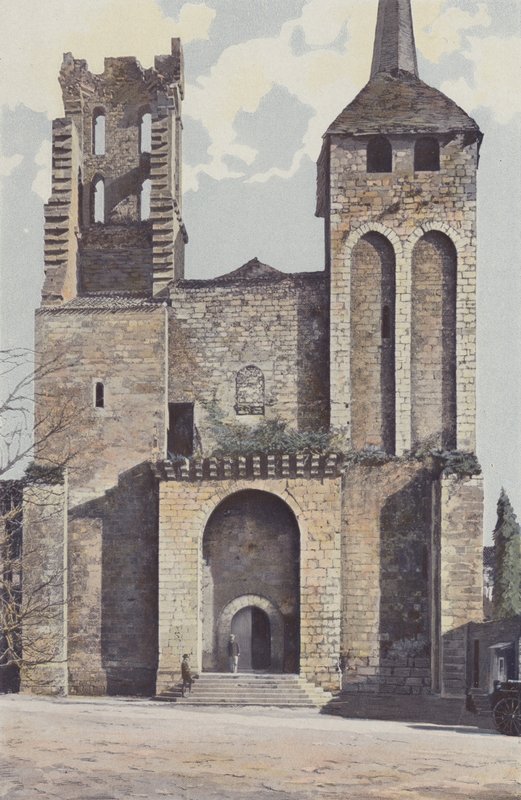 Saint-Avit-Senieur, Kirke, Facade O af French Photographer