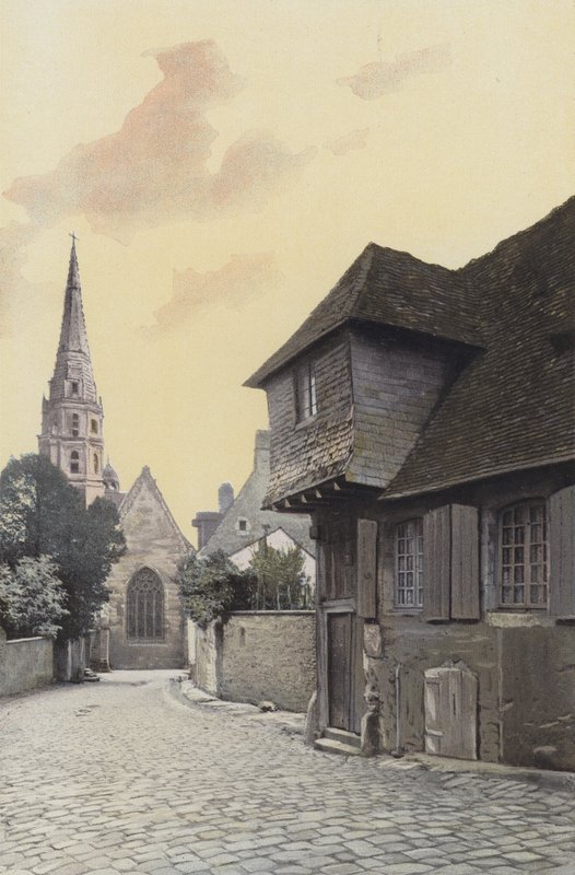 Saint-Calais, Gammelt hus af French Photographer