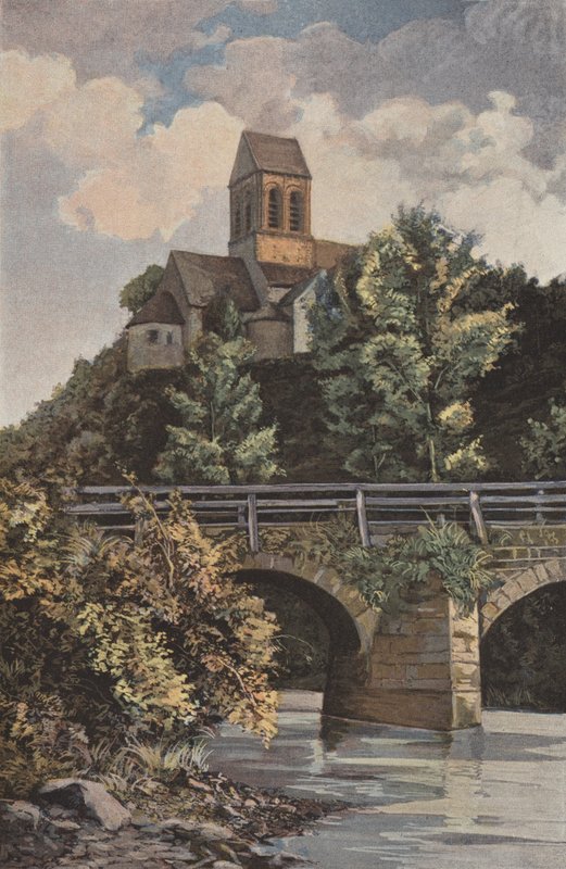 Saint-Ceneri, Kirke, Set N af French Photographer