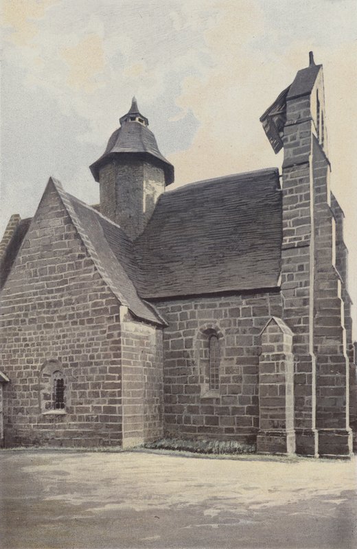 Saint-Cyr-la-Roche, Kirke, Ensemble N af French Photographer