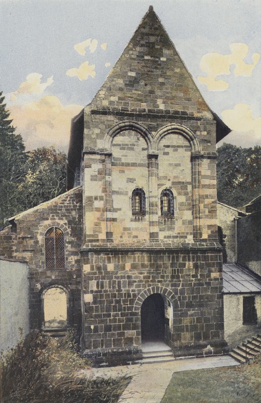 Saint-Die, Notre-Dame Kirke, Facade O af French Photographer