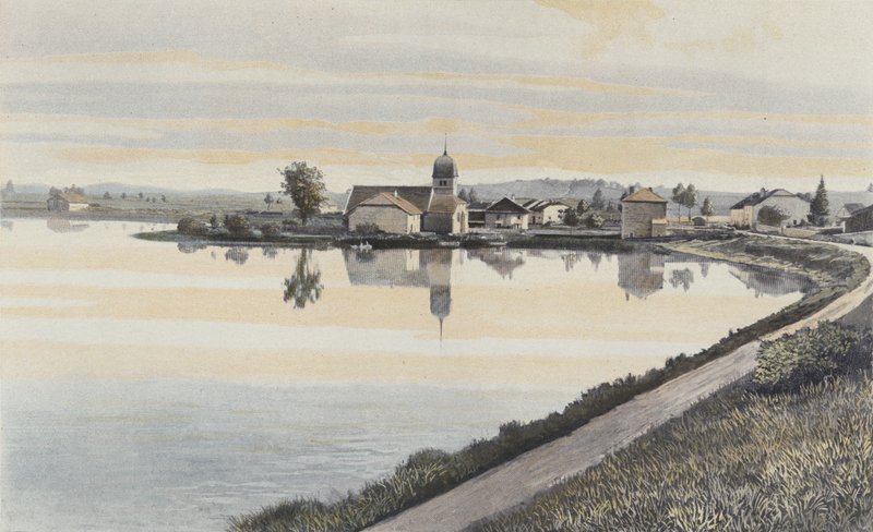 Saint-Laurent-en-Grandvaux, Abbey Lake af French Photographer