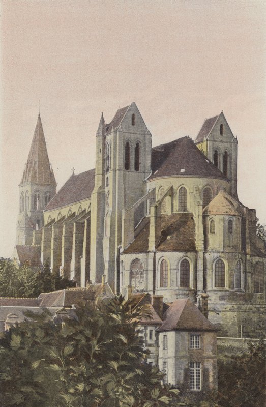 Saint-Leu-DEsserent, Kirke af French Photographer